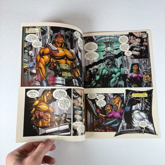 Wetworks #4 Image Comics Malibu Comics November 1994 signed by WHILCE PORTACIO - Picture 7 of 12